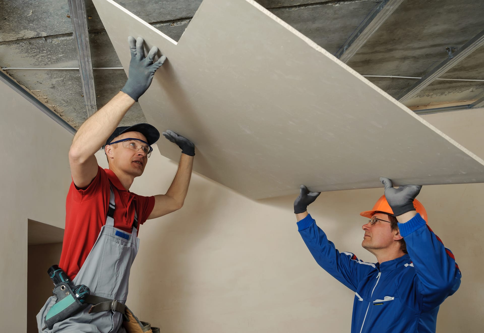 Drywall installation and finishing