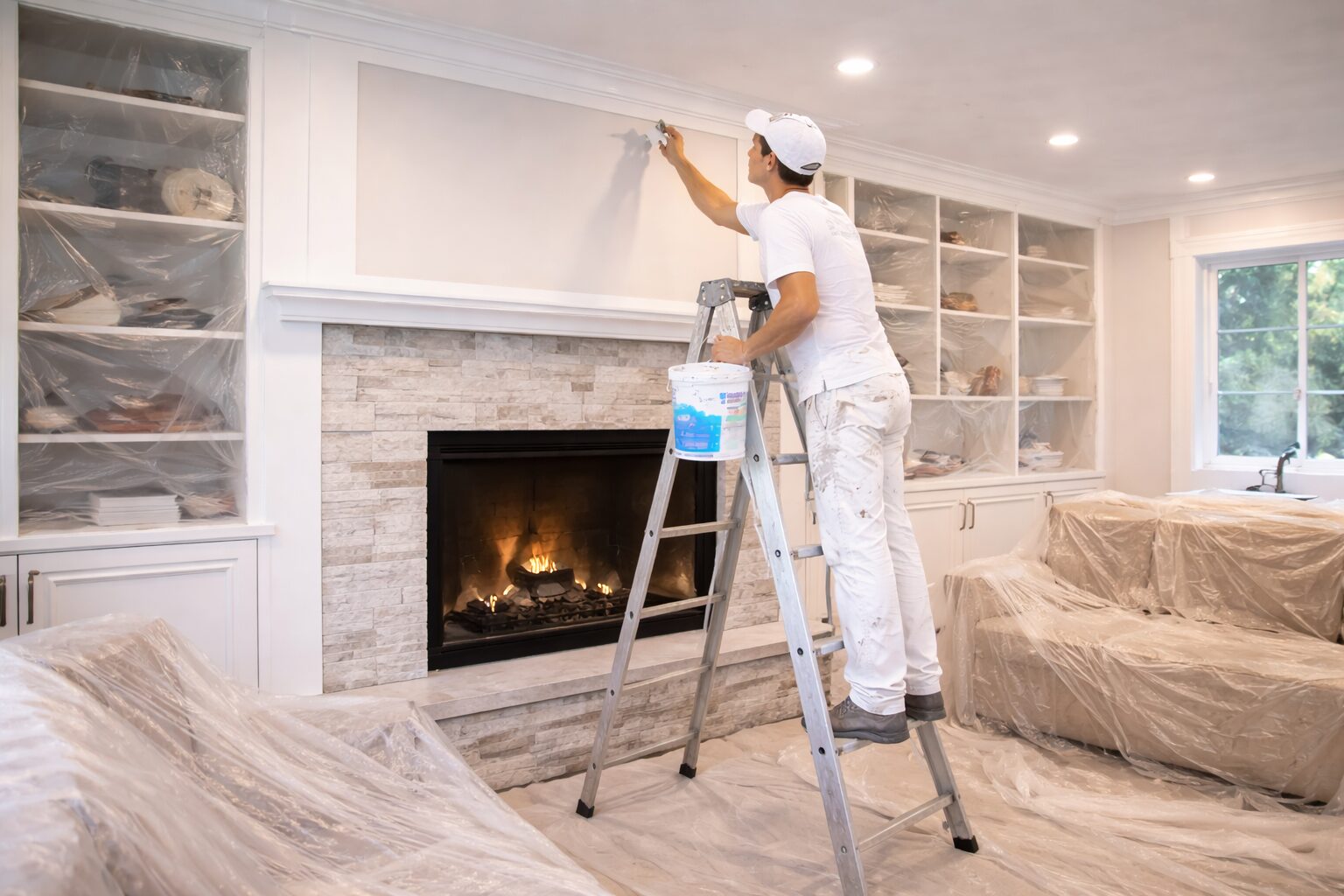 Interior Painting Timeline When You're Still Living in the House