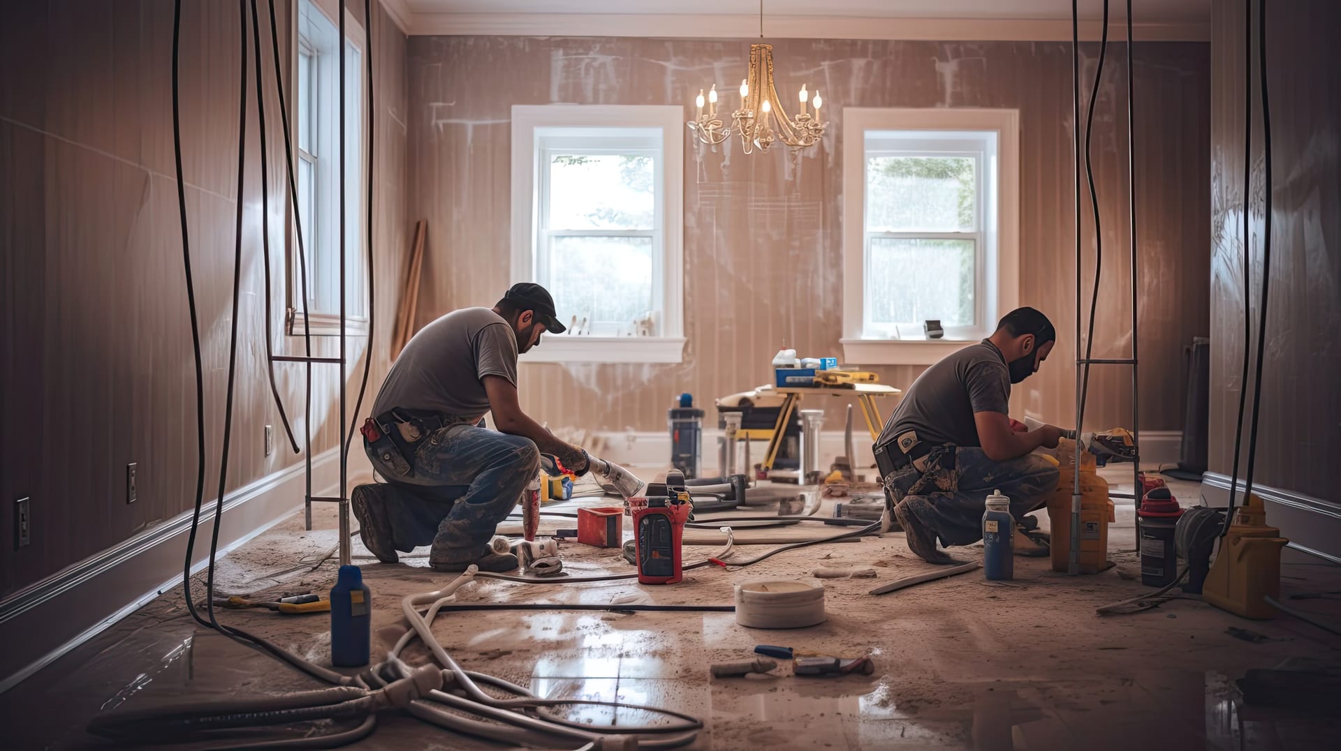 Fire damage restoration